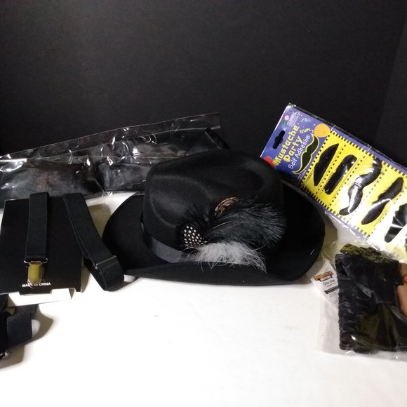 Spooktacular Creations 1920s Manhattan Mens Costume Accessories Gatsby Gangster - Picture 2 of 8